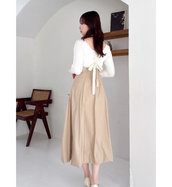 dazzlin「カットドッキングタックバルーンワンピース」|ワンピース|