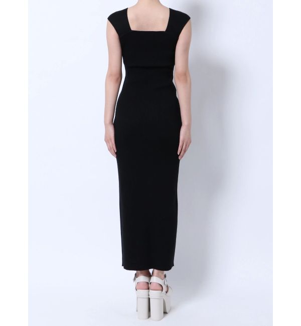 EMODA「ワイドストラップリブスリットワンピース」|ワンピース|