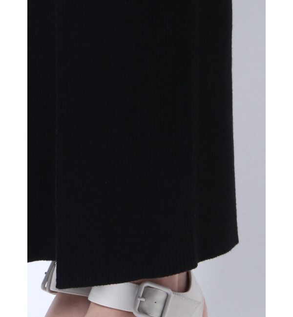 EMODA「ワイドストラップリブスリットワンピース」|ワンピース|