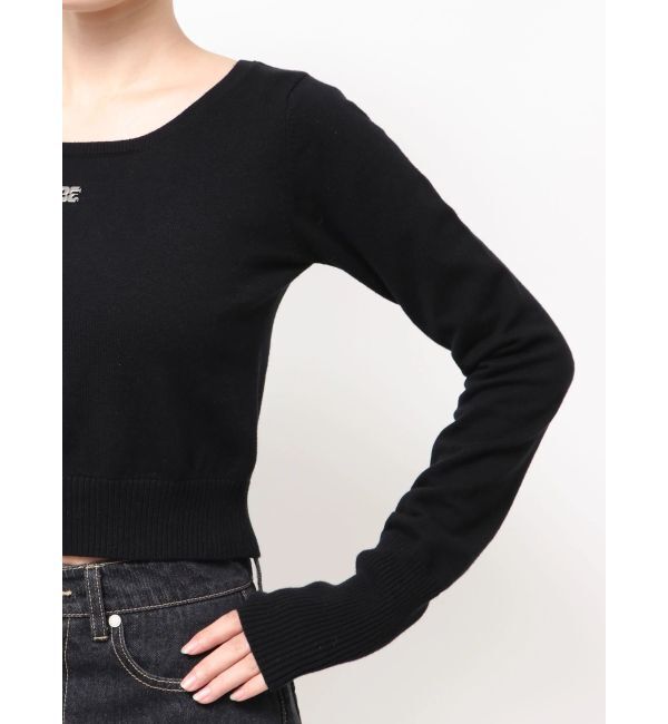 EMODA「プレートクロップニット」|ニット・セーター|