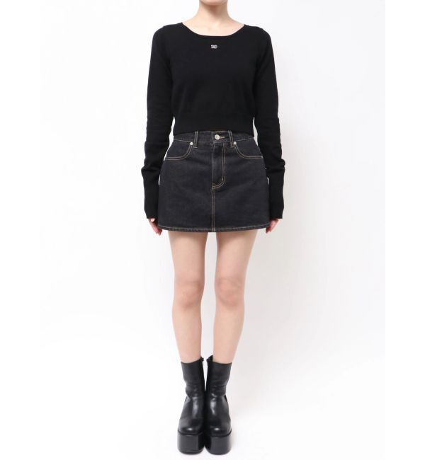 EMODA「プレートクロップニット」|ニット・セーター|