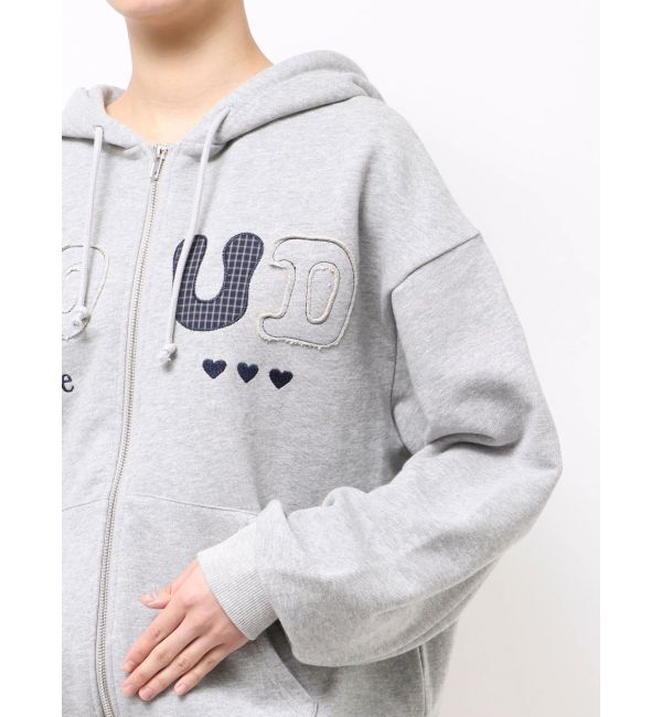 EMODA「ロゴパッチオーバーフーディ」|パーカー|