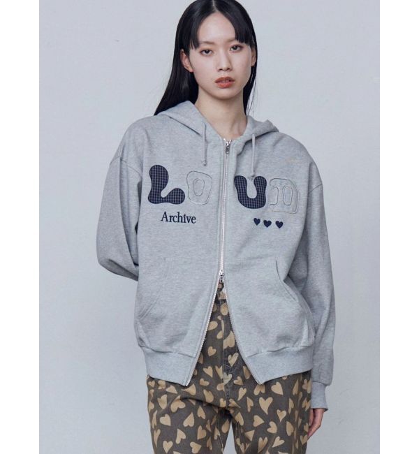 EMODA「ロゴパッチオーバーフーディ」|パーカー|