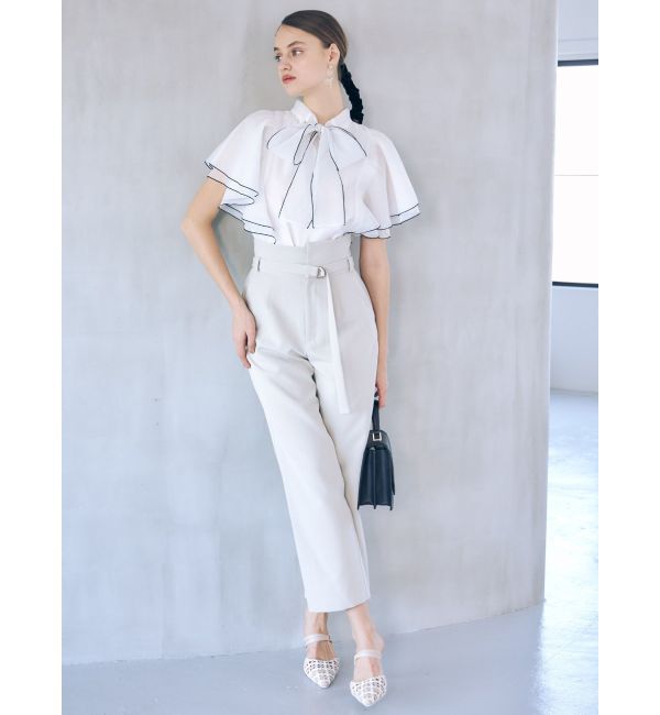 MERCURYDUO「ベルト付ハイウエストストレートパンツ」|その他|