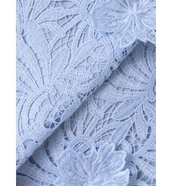 MERCURYDUO「3Dスカラップレースミニワンピース」|ワンピース|