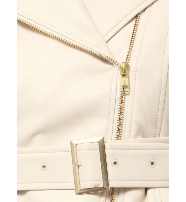 MERCURYDUO「ペプラムライダースジャケット」|ライダースジャケット|