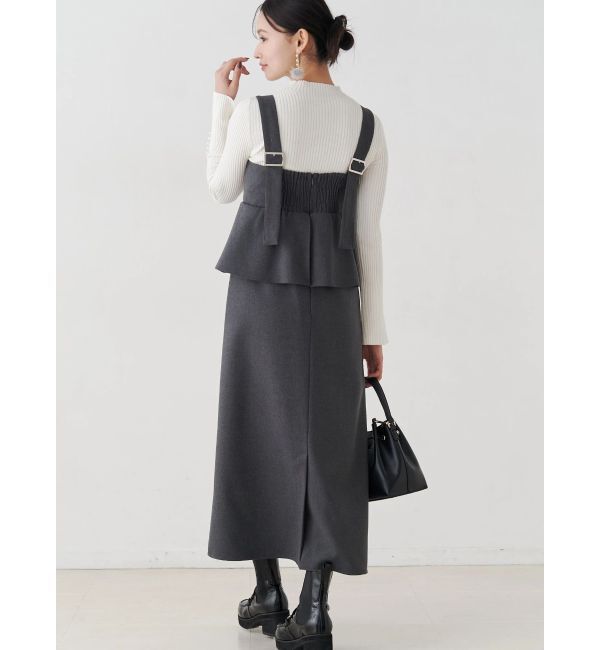 MERCURYDUO「【追加生産】フレアスリーブハイネックリブニット」|ニット・セーター|