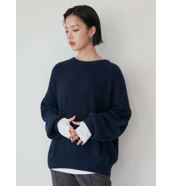 MURUA「バルキーコットンオーバーニット」|ニット・セーター|