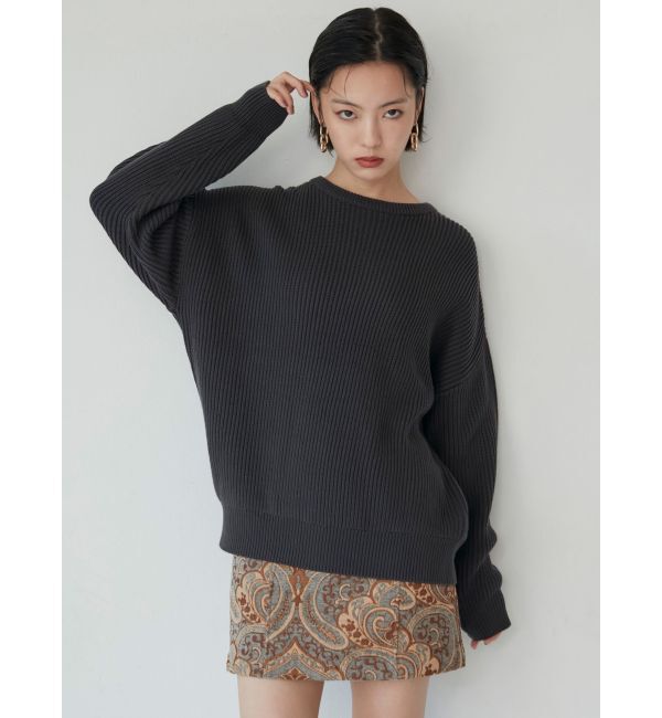 MURUA「バルキーコットンオーバーニット」|ニット・セーター|