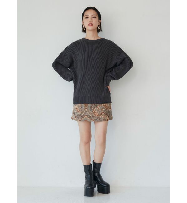 MURUA「バルキーコットンオーバーニット」|ニット・セーター|