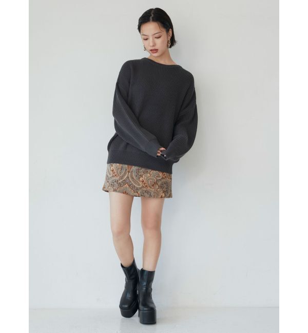 MURUA「バルキーコットンオーバーニット」|ニット・セーター|