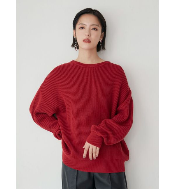 MURUA「バルキーコットンオーバーニット」|ニット・セーター|