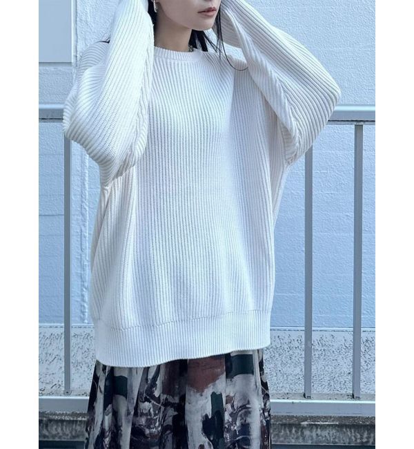 MURUA「バルキーコットンオーバーニット」|ニット・セーター|