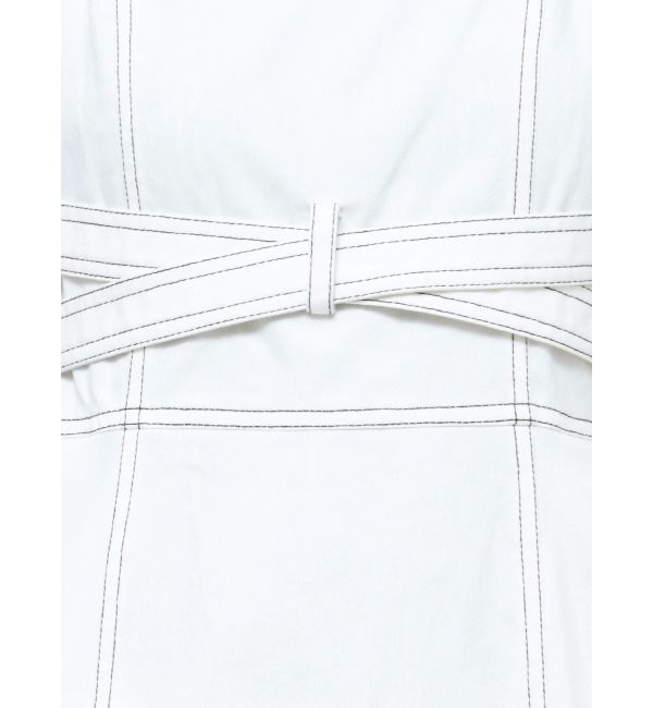 MURUA「フロントクロスデザインジャンスカ」|ジャンパースカート|