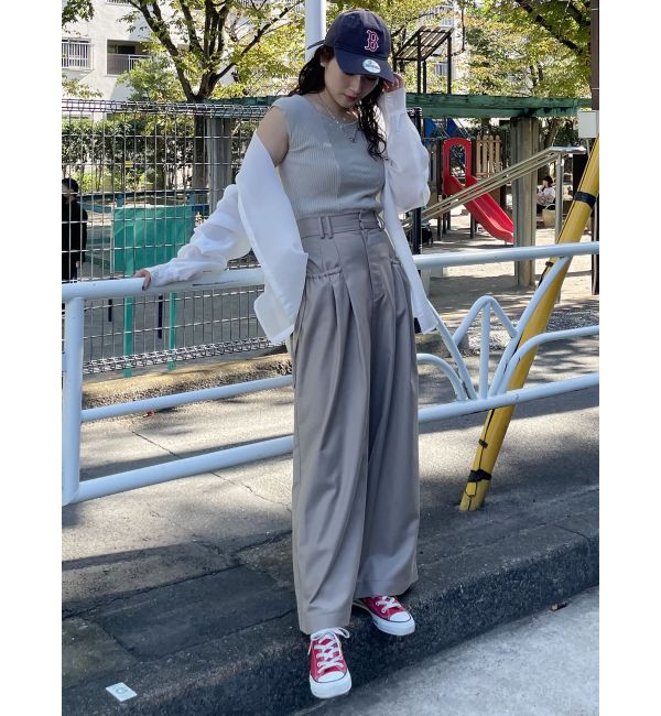 MURUA「バックオープンリブコルセットニット」|ニット・セーター|