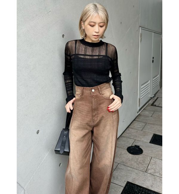 MURUA「バレルレッグコクーンシルエットデニム」|デニム|