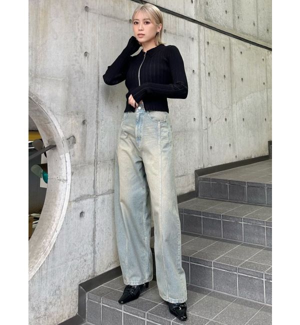 MURUA「バレルレッグコクーンシルエットデニム」|デニム|