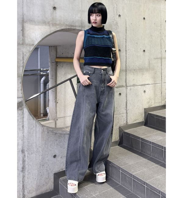 MURUA「バレルレッグコクーンシルエットデニム」|デニム|