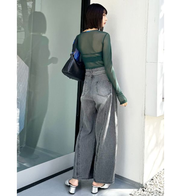 MURUA「バレルレッグコクーンシルエットデニム」|デニム|