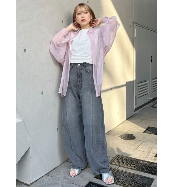 MURUA「バレルレッグコクーンシルエットデニム」|デニム|