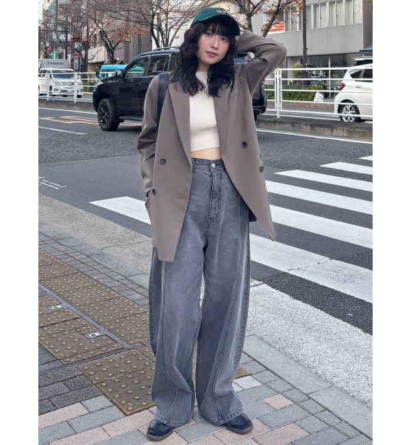 MURUA「バレルレッグコクーンシルエットデニム」|デニム|