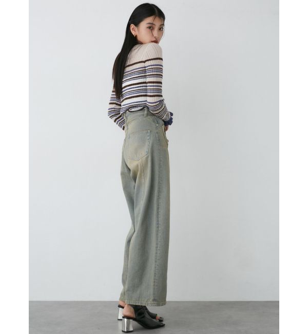 MURUA「バレルレッグコクーンシルエットデニム」|デニム|