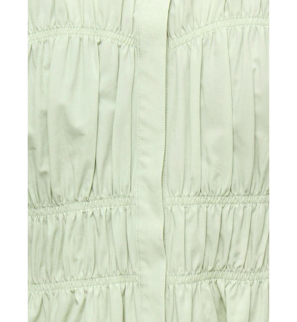 Ungrid「ギャザーデザインハーフスリーブシャツ」|シャツ・ブラウス|