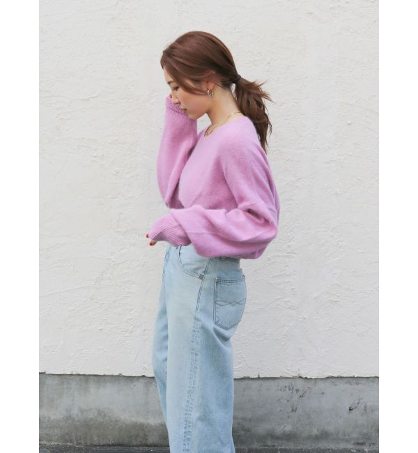Ungrid「ラクーン混ルーズニット」|ニット・セーター|