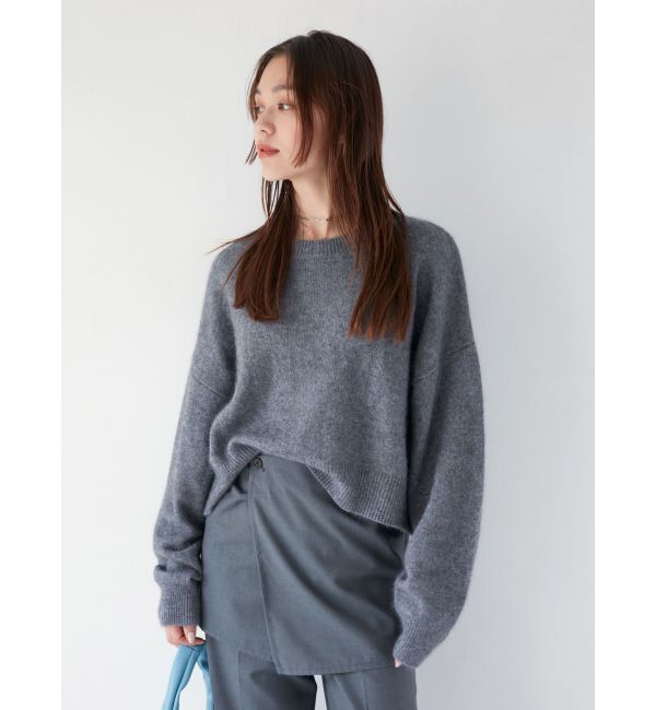 Ungrid「ラクーン混ルーズニット」|ニット・セーター|