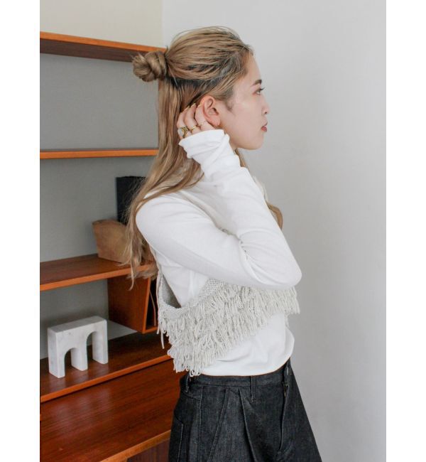 Ungrid「ラメコンビフリンジニットビスチェ」|ニット・セーター|