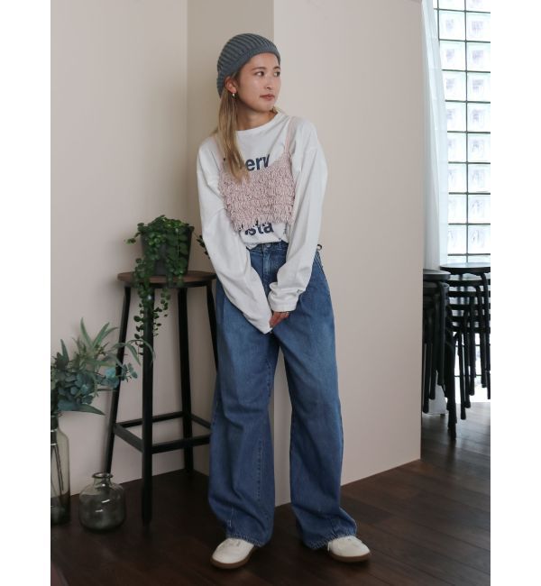 Ungrid「ラメコンビフリンジニットビスチェ」|ニット・セーター|