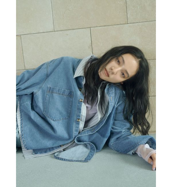 Ungrid「ポケットデザインデニムシャツ」|シャツ・ブラウス|