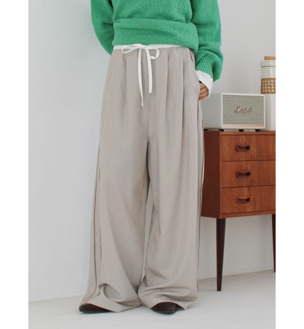 Ungrid「ウエストデザインラインパンツ」|その他|