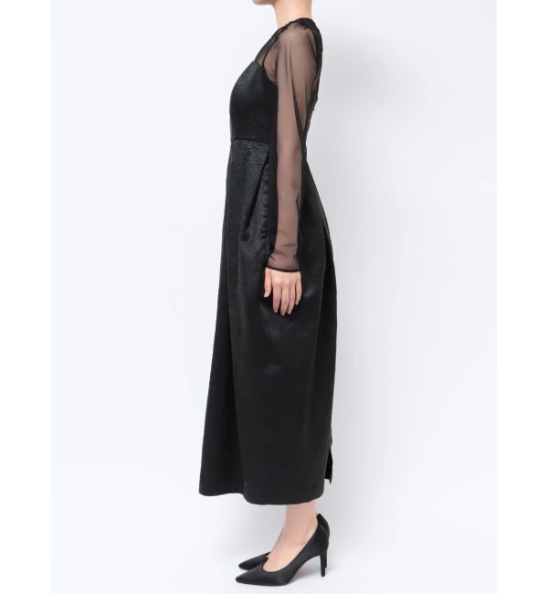 LAGUNAMOON「LADYジャガードコクーンドレス」|ドレス|