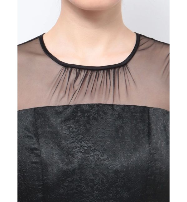 LAGUNAMOON「LADYジャガードコクーンドレス」|ドレス|