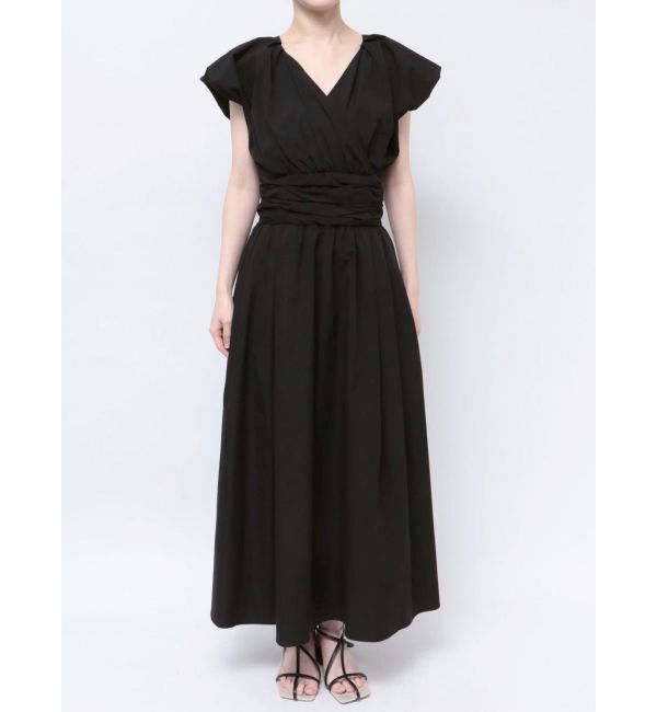 LAGUNAMOON「タックギャザーカシュクールワンピース」|ワンピース|