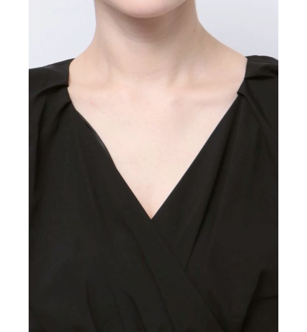 LAGUNAMOON「タックギャザーカシュクールワンピース」|ワンピース|