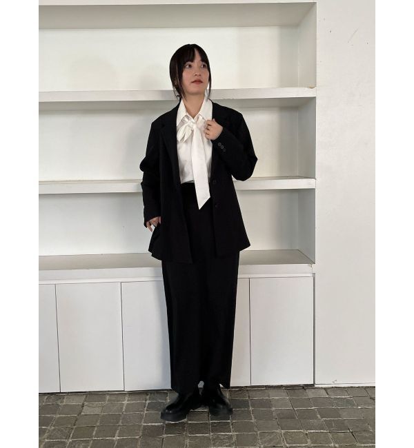 LAGUNAMOON「【柳橋唯コラボ】ワイドスリーブタイネックシャツ」|シャツ・ブラウス|