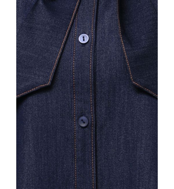 LAGUNAMOON「【柳橋唯コラボ】ワイドスリーブタイネックシャツ」|シャツ・ブラウス|