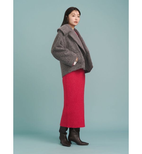 LAGUNAMOON「ラメブレンドレースカフスニットワンピース」|ワンピース|