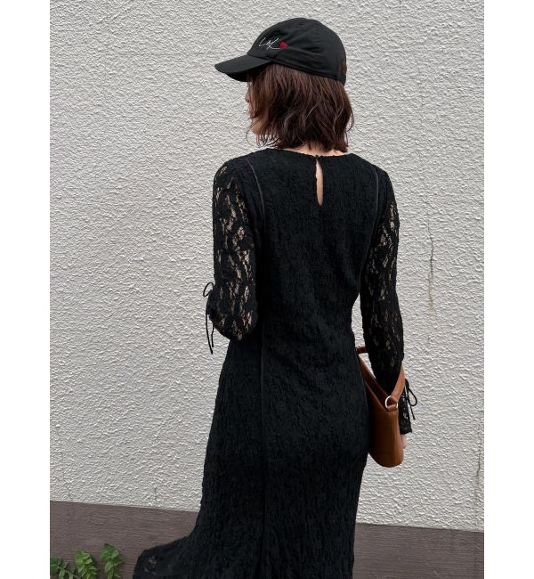 LAGUNAMOON「カットアウトデザインレースワンピース」|ワンピース|
