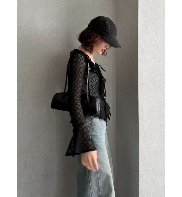 LAGUNAMOON「レースフリルデザインシャツ」|シャツ・ブラウス|