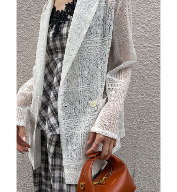 LAGUNAMOON「レースネックペプラムキャミソール」|キャミソール|