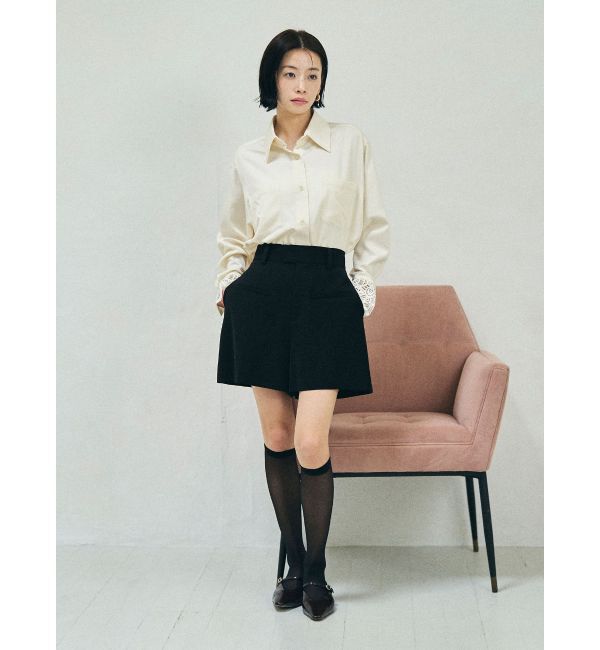 LAGUNAMOON「レースカフスシャツ」|シャツ・ブラウス|