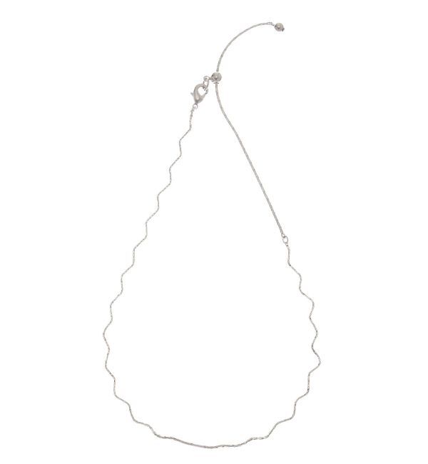 LAGUNAMOON「メタルカーブチェーンチョーカーネックレス」|ネックレス|