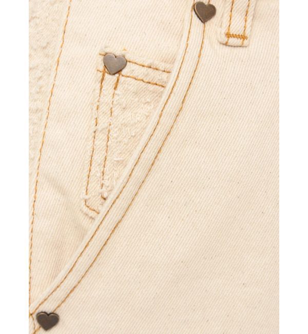 LAGUNAMOON「ハイウエストラインディティールデニムパンツ」|デニム|