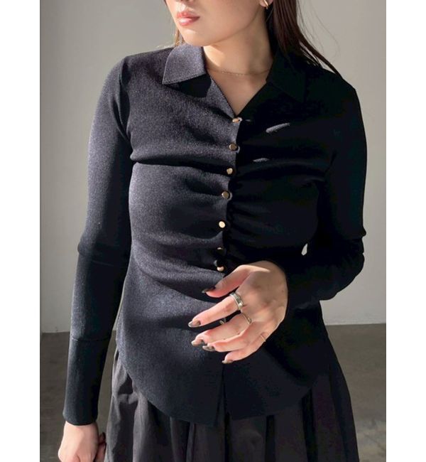 LAGUNAMOON「ギャザーデザインニット&times;スカートセットアップ」|ワンピース|