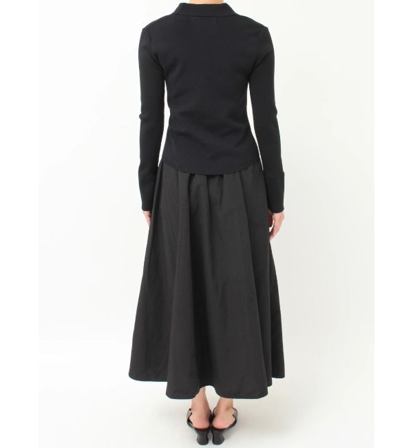 LAGUNAMOON「ギャザーデザインニット&times;スカートセットアップ」|ワンピース|