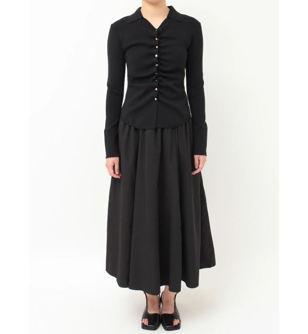 LAGUNAMOON「ギャザーデザインニット&times;スカートセットアップ」|ワンピース|