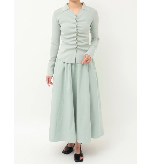 LAGUNAMOON「ギャザーデザインニット&times;スカートセットアップ」|ワンピース|